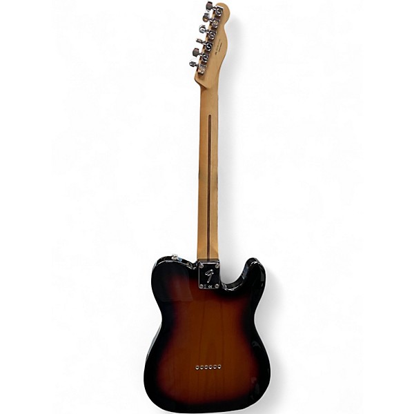 Used Fender Player Telecaster Left Handed 2 Tone Sunburst Solid Body Electric Guitar