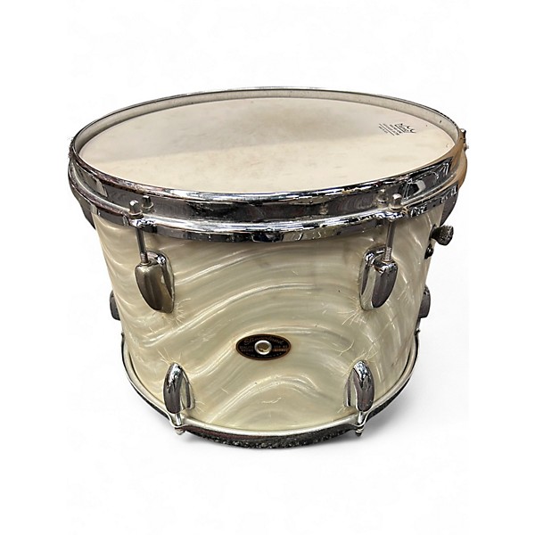 Vintage 1985 Slingerland 5 Piece Gene Krupa Deluxe White Drum Kit