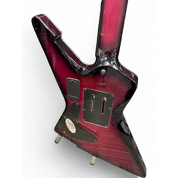 Used Schecter Guitar Research E1 FR S  Trans Purple Solid Body Electric Guitar