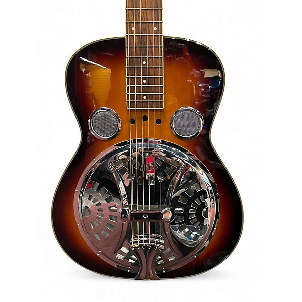 Used Morgan Monroe MSQ100 3 Tone Sunburst Resonator Guitar