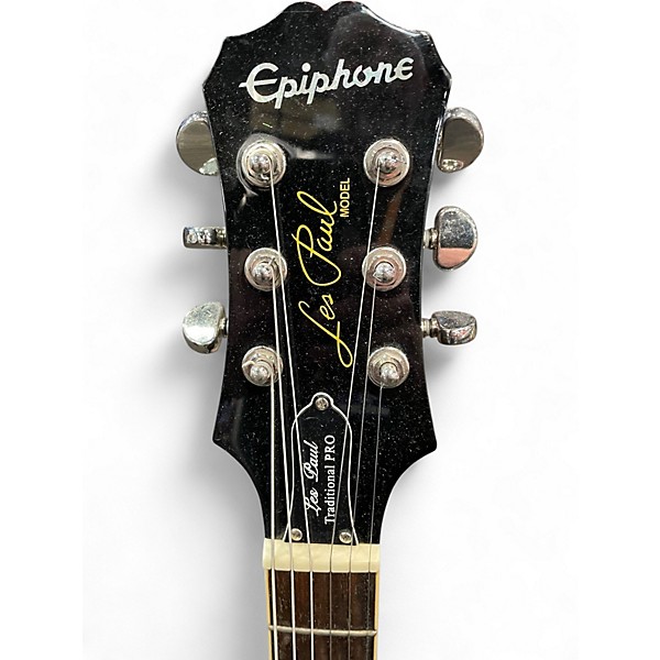 Used Epiphone Les Paul Traditional Pro SILVER BURST Solid Body Electric Guitar