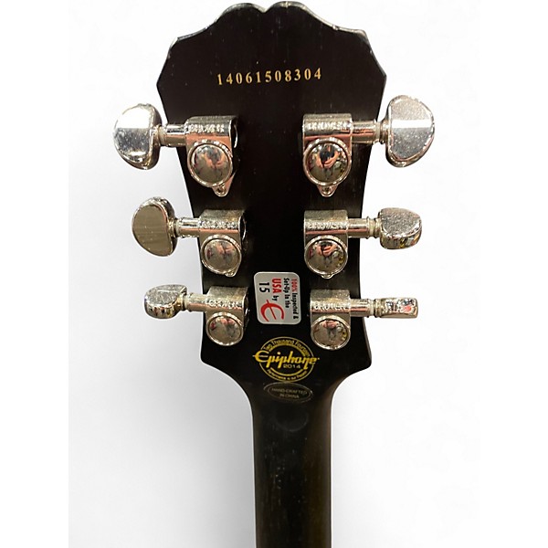 Used Epiphone Les Paul Traditional Pro SILVER BURST Solid Body Electric Guitar