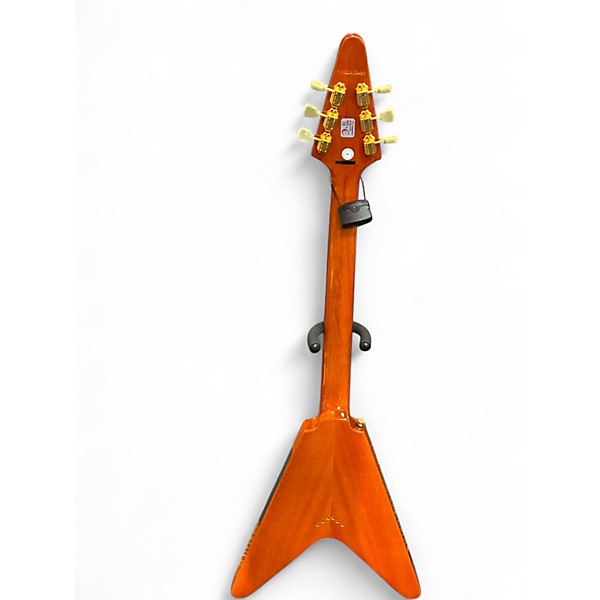 Used Epiphone JOE BONAMASSA "AMOS" FLYING V Natural Solid Body Electric Guitar