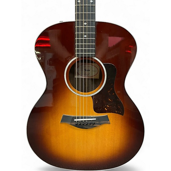 Used Taylor 214E SB DLX Sunburst Acoustic Electric Guitar