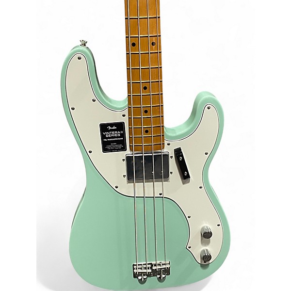 Used Fender Vintera II '70s Telecaster Bass Surf Green Electric Bass Guitar