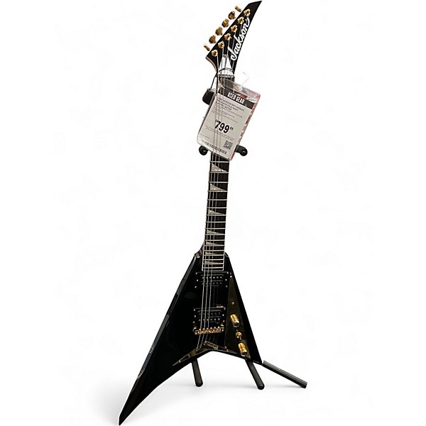 Used Jackson RRT5 RHOADS PRO Black Solid Body Electric Guitar