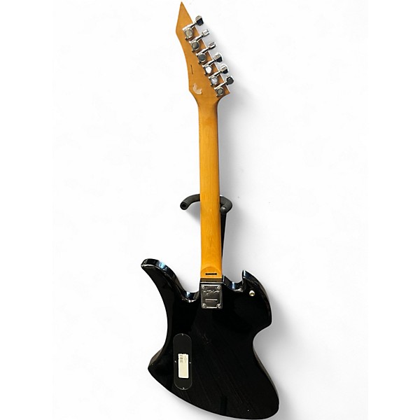 Used B.C. Rich Bronze Series Mockingbird Black Solid Body Electric Guitar