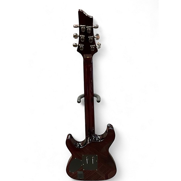 Used Schecter Guitar Research Hellraiser C1 Floyd Rose Black Cherry Solid Body Electric Guitar