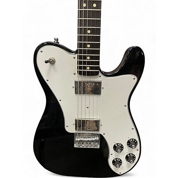 Used Fender Chris Shiflett Telecaster Deluxe Black Solid Body Electric Guitar