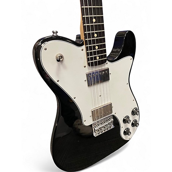 Used Fender Chris Shiflett Telecaster Deluxe Black Solid Body Electric Guitar