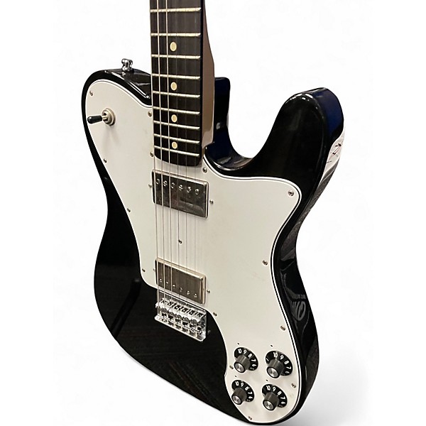 Used Fender Chris Shiflett Telecaster Deluxe Black Solid Body Electric Guitar