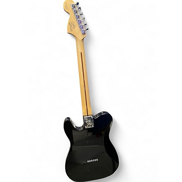 Used Fender Chris Shiflett Telecaster Deluxe Black Solid Body Electric Guitar