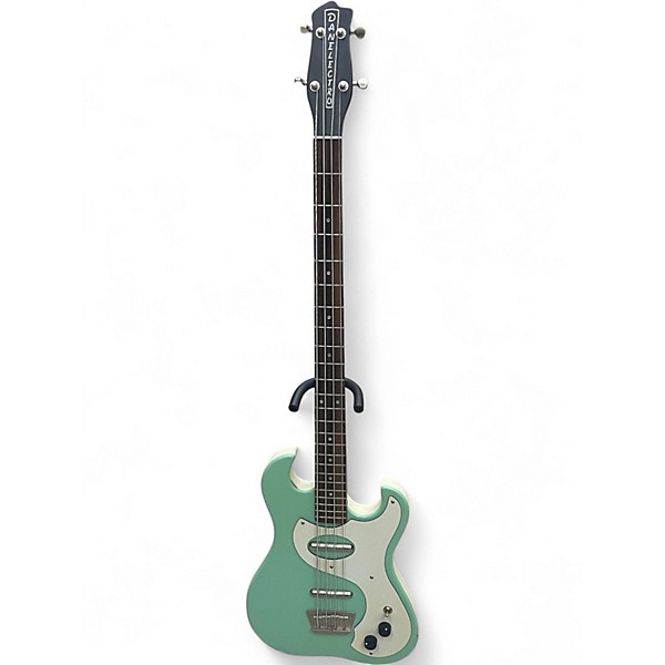 Used 2002 Dan Electro 63 Seafoam Green Electric Bass Guitar