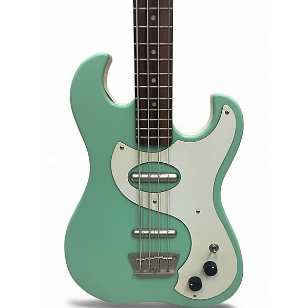 Used 2002 Dan Electro 63 Seafoam Green Electric Bass Guitar
