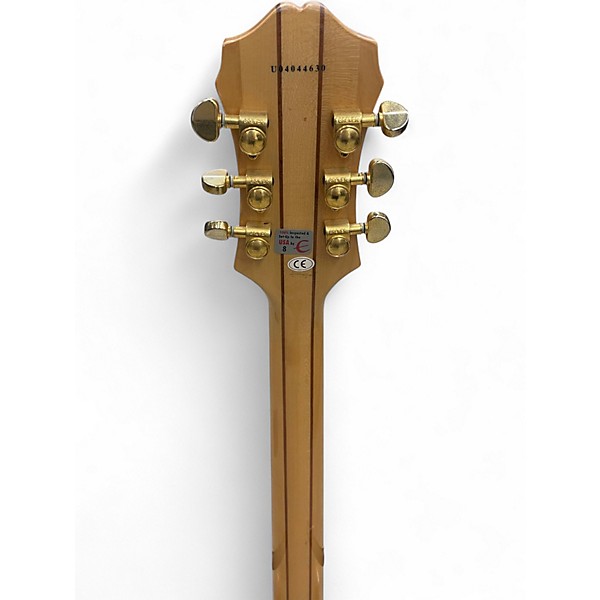 Used 2004 Epiphone Sheraton II Antique Natural Hollow Body Electric Guitar