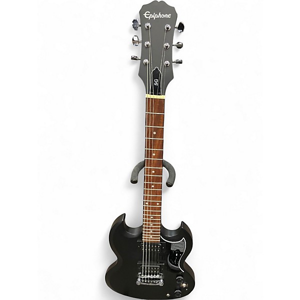 Used Epiphone SG Satin Black Solid Body Electric Guitar