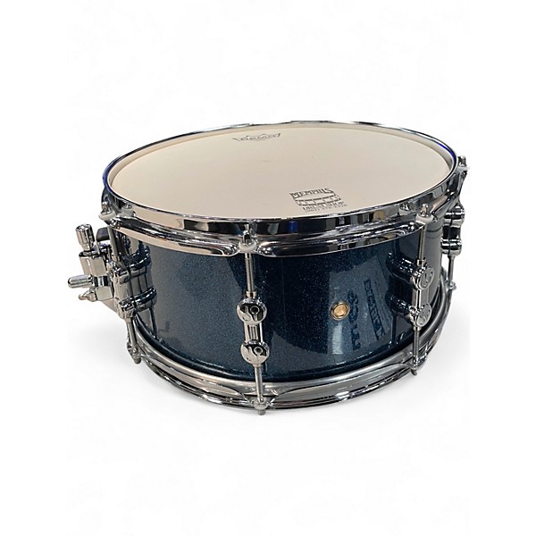 Used SONOR 13in AQX SNARE BLUE SPARKLE Drum
