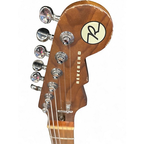 Used Reverend Kingbolt RA Turquoise Solid Body Electric Guitar