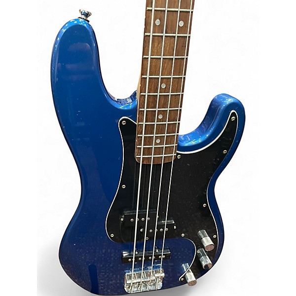 Used Squier Precision Bass BLUE Electric Bass Guitar