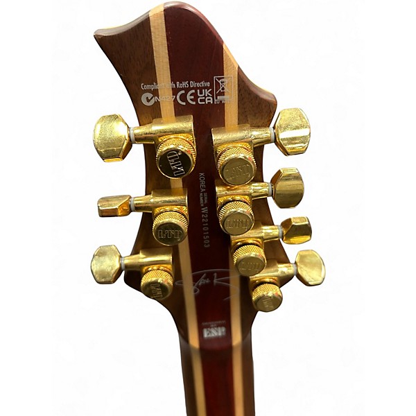 Used ESP LTD JR7 DARK BURST Solid Body Electric Guitar