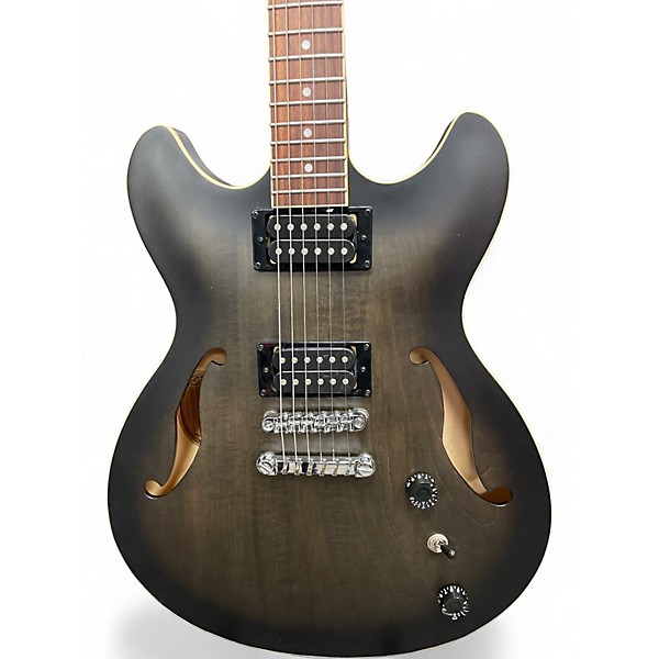 Used Ibanez AS53TKF Black Hollow Body Electric Guitar