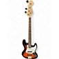 Used Squier Affinity Jazz Bass 2 Color Sunburst Electric Bass Guitar thumbnail