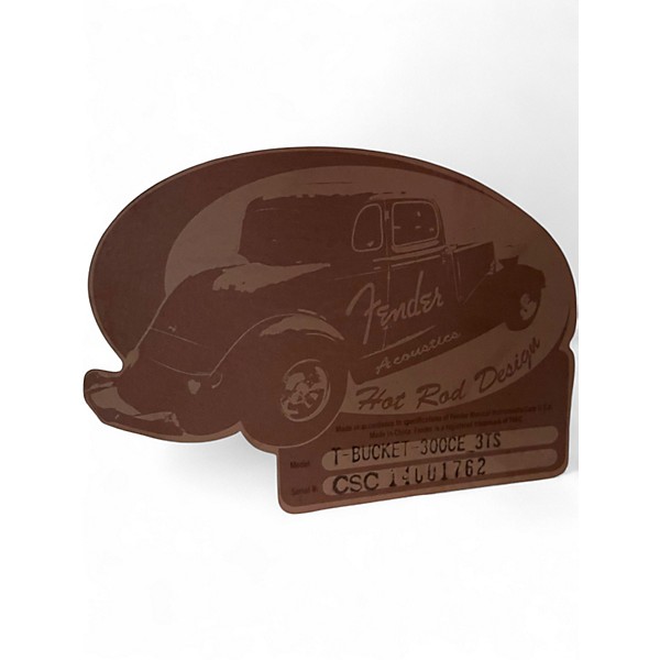 Used Fender T Bucket 300CE 3 Tone Sunburst Acoustic Electric Guitar