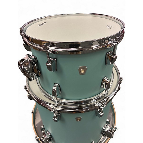 Used Ludwig 3 Piece Neusonic Skyline Blue Drum Kit