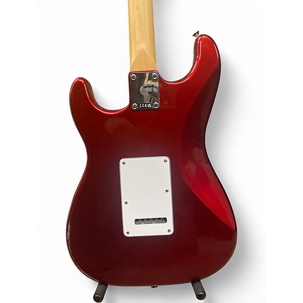 Used Fender Standard Stratocaster Candy Apple Red Solid Body Electric Guitar