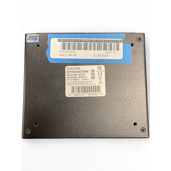 Used Echo Fix Spring Reverb Effect Pedal