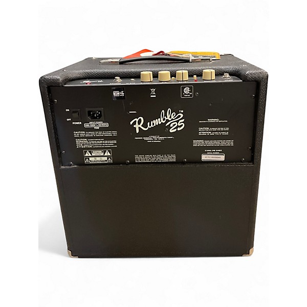 Used Fender Rumble 25 25W 1x10 Bass Combo Amp