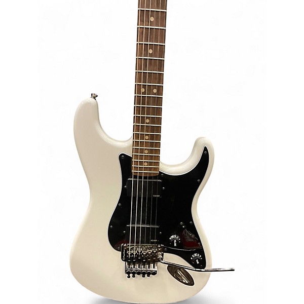 Used Squier Contemporary Active Stratocaster HH White Solid Body Electric Guitar