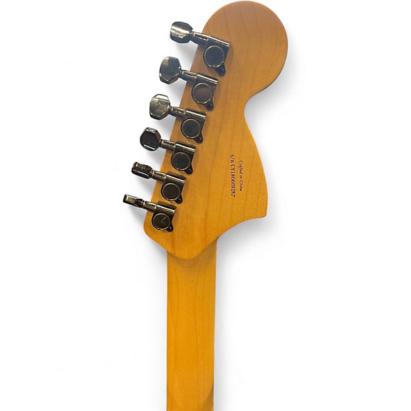 Used Squier Contemporary Active Stratocaster HH White Solid Body Electric Guitar