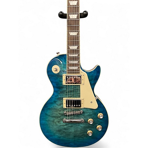 Used Epiphone Les Paul Standard Ocean Water Perimeter Solid Body Electric Guitar