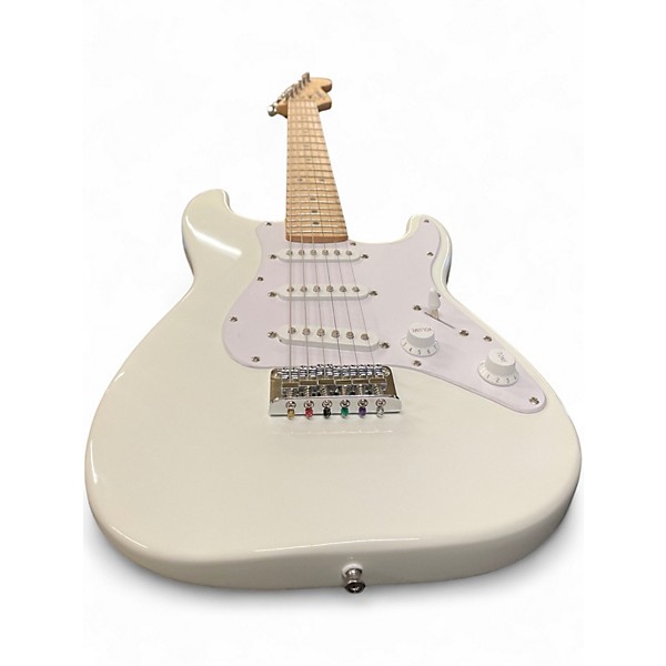 Used Squier Mini Affinity Stratocaster Arctic White Electric Guitar