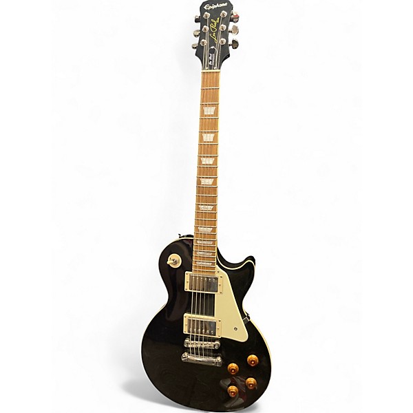 Used Epiphone Les Paul Standard Black Solid Body Electric Guitar