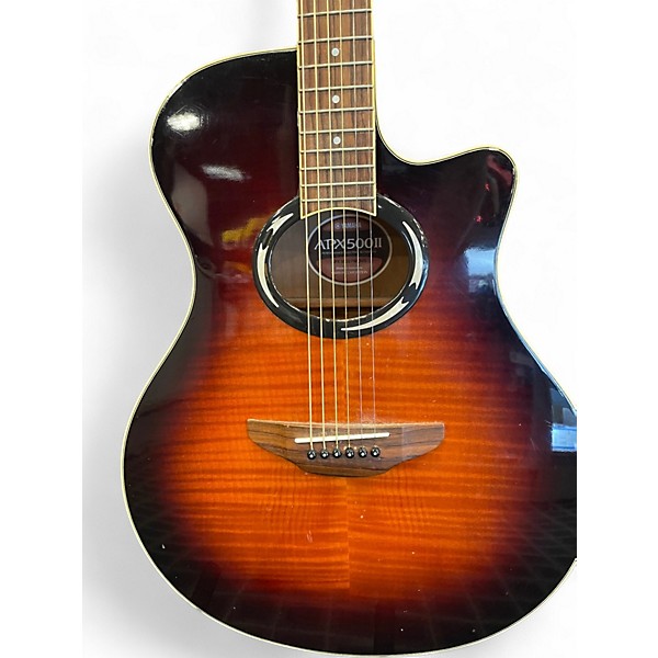 Used Yamaha APX500II 2 Color Sunburst Acoustic Electric Guitar