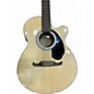Used Fender fa-135 ce Natural Acoustic Guitar