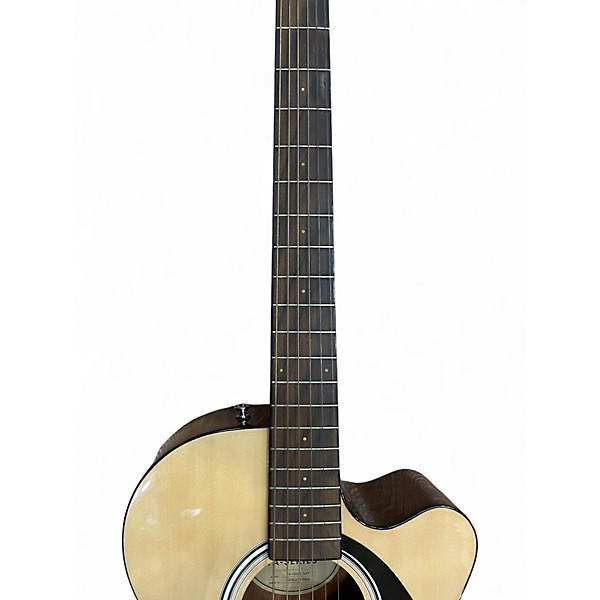 Used Fender fa-135 ce Natural Acoustic Guitar