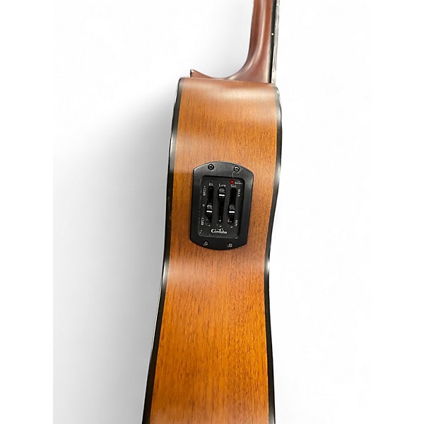 Used Cordoba La Playa Traveler Half-Size Nylon String Natural Classical Acoustic Electric Guitar
