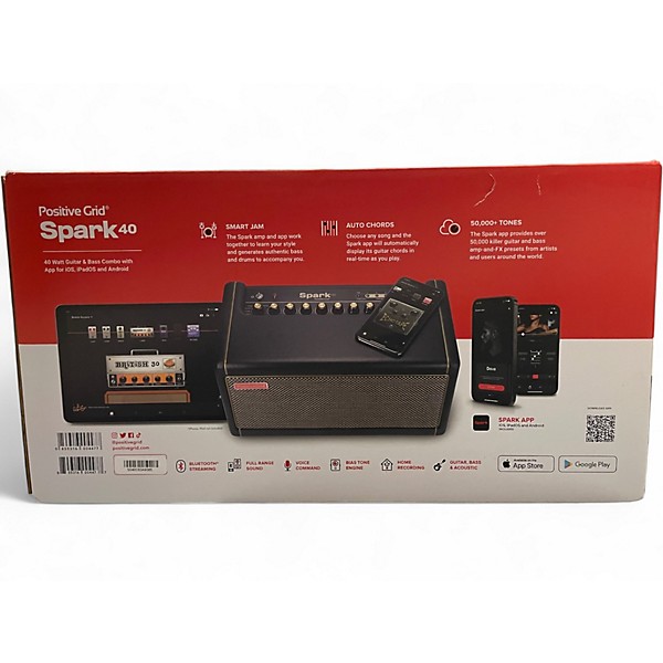 Used Positive Grid Spark 40 Guitar Combo Amp