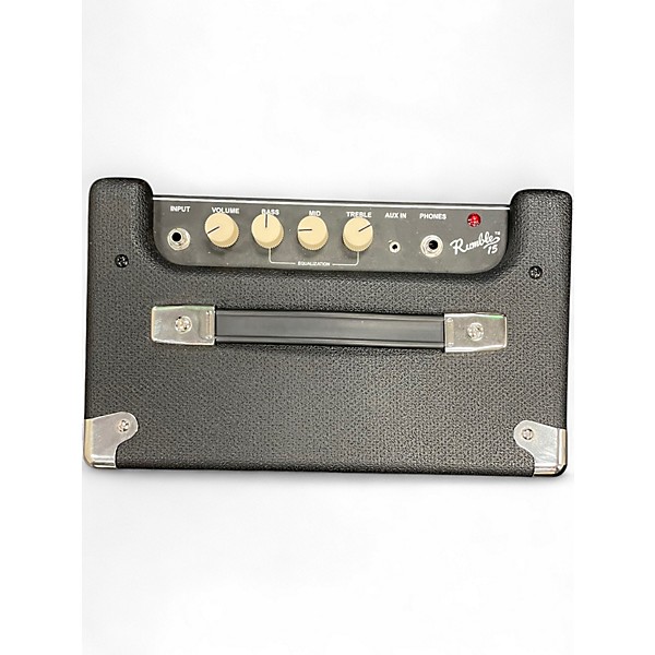 Used Fender Rumble 15 15W 1X8 Bass Combo Amp