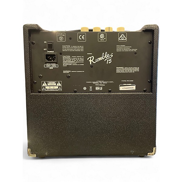 Used Fender Rumble 15 15W 1X8 Bass Combo Amp