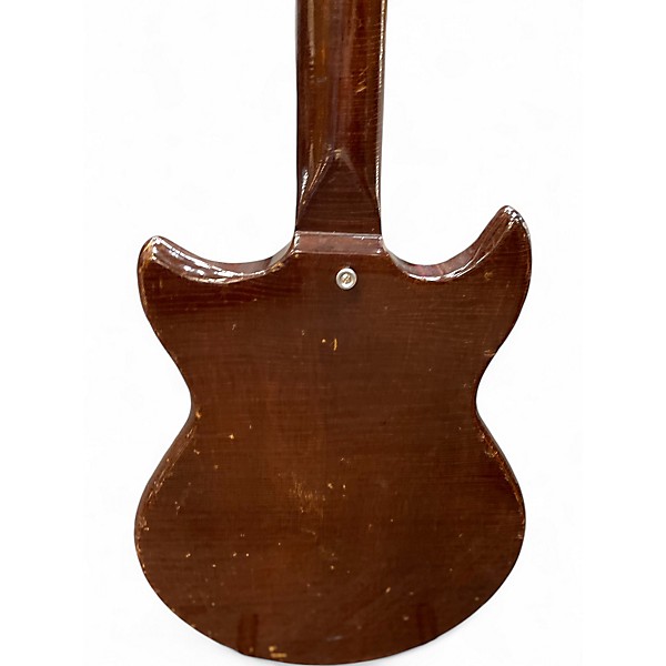 Vintage 1960s Epiphone Olympic Sunburst Solid Body Electric Guitar