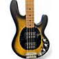 Used Sterling by Music Man StingRay 34 HH Spalted Maple Electric Bass Guitar