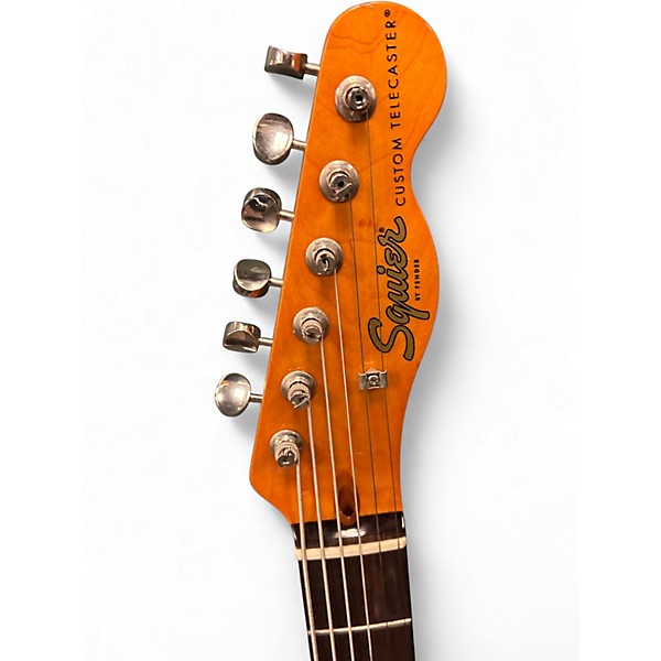 Used Squier Classic Vibe Baritone Custom Telecaster Black Baritone Guitars