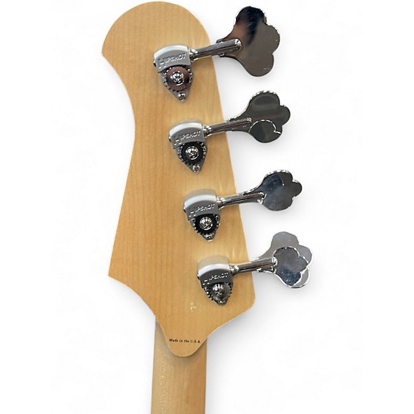 Used Lakland USA Series 44-60 WHITE Electric Bass Guitar