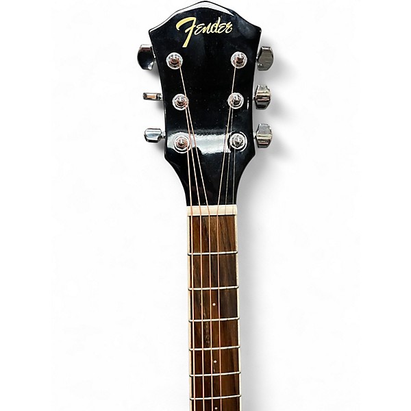 Used Fender FA135CE Concert Black Acoustic Electric Guitar