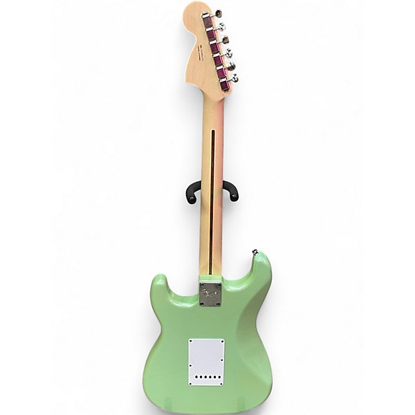 Used Fender American Performer Stratocaster SSS Green Solid Body Electric Guitar