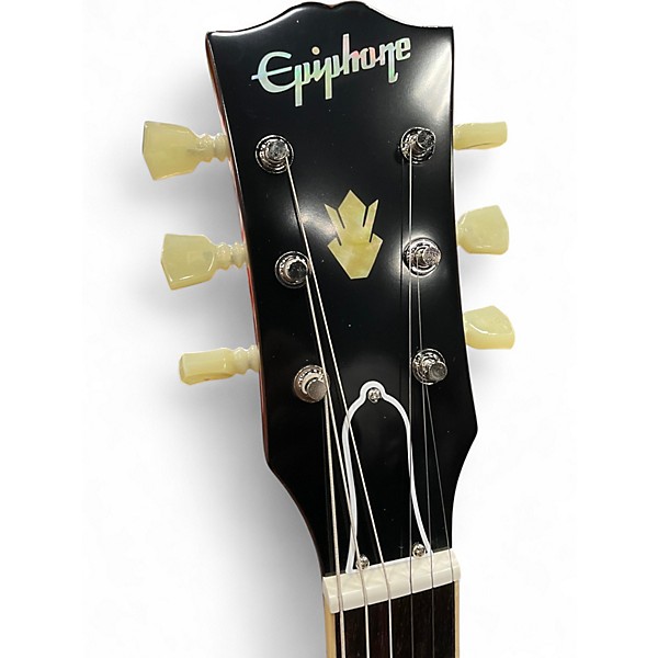 Used Epiphone 1962 ES-335 Reissue Vintage Burst Hollow Body Electric Guitar